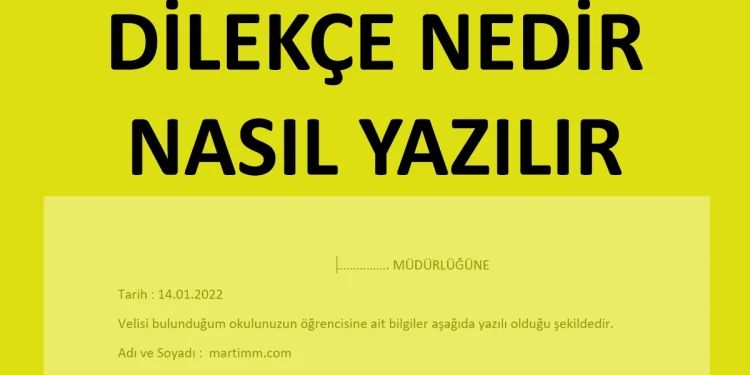 Dilekçe Nedir, Nasıl Yazılır