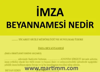 İmza Beyannamesi Nedir